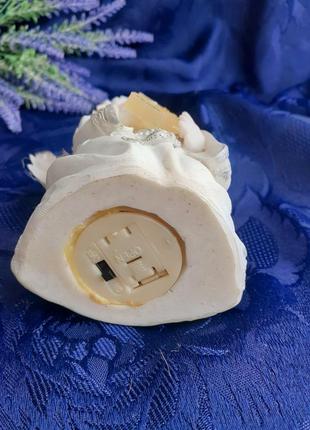 Ангел с крестом музыкальный статуэтка фигурка ангелочек декоративный