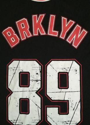 Мужская баскетбольная майка brooklyn 89 (m-l) оригинал3 фото