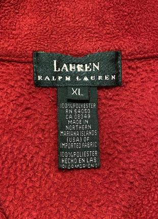 Кофта мужская флисовая на молнии флиска от lauren ralph lauren4 фото