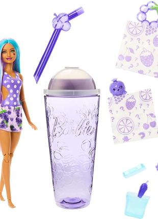 Кукла барби сочные фрукты арбузный смузи клубника виноград слайм barbie pop reveal поп ревил оригина6 фото