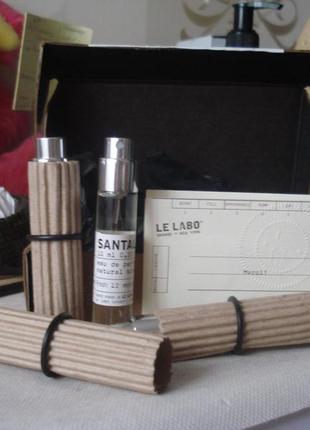 Le labo santal 33 миниатюра travel tube 3 шт по 10 мл2 фото