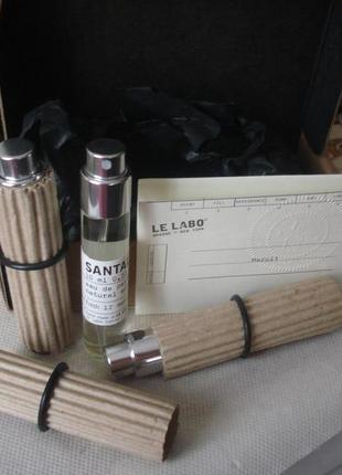 Le labo santal 33 миниатюра travel tube 3 шт по 10 мл