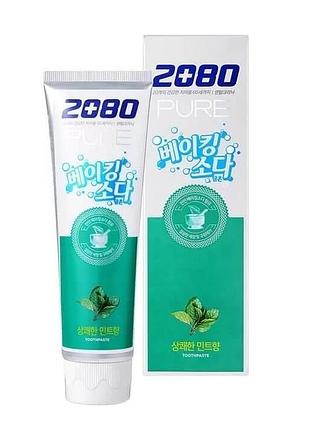 Зубная паста с пищевой содой и экстрактом мяты 2080 baking soda mint blast1 фото