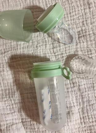 Бутылочка-ложка с ниблером для кормления новорожденного1 фото