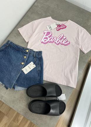 Футболка zara barbie, барбі, котонова