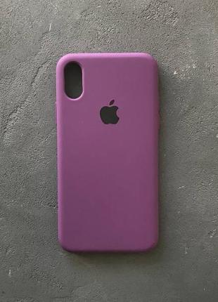 Чохол full silicone case для iphone xr purple (силіконовий чохол purple силікон кейс на айфон хр 10р)