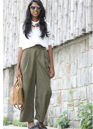 Широкі бавовняні штани батал