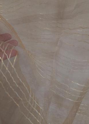 Нежный невесомый шарф паутинка из органзы шелк+ вискоза индия6 фото
