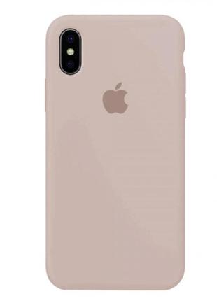 Чохол full silicone case для iphone xr chalk pink (силіконовий чохол силікон кейс на айфон хр 10р)