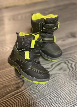 Отличные ботинки на мальчика lupilu waterproof