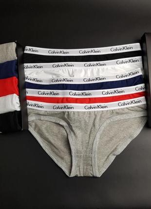 Женские слипы calvin klein 5 шт.6 фото