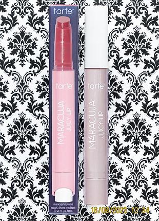 Повнорозмірний бальзам плампер тінт для губ tarte maracuja juicy lip balm strawberry