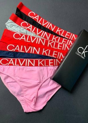 Женские слипы calvin klein 5 шт.3 фото