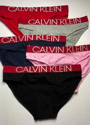 Женские слипы calvin klein 5 шт.7 фото