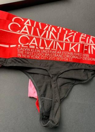 Женские слипы calvin klein 5 шт.2 фото