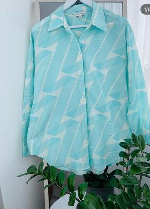 Европа🇪🇺m&amp;s. котон+шовк. чудова сорочка сучасного фасону