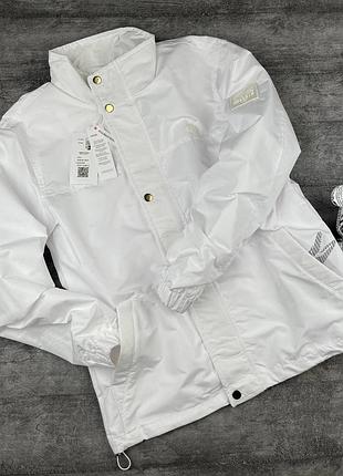 Lacoste плащевка мужская белая