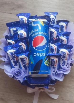 Тортик с milky way тп pepsi