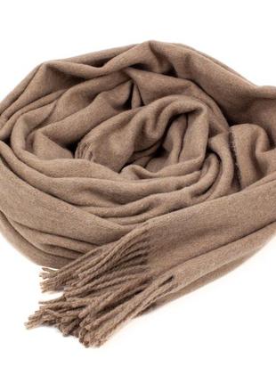 Жіночий кашеміровий шарф luxwear s128006 какао3 фото