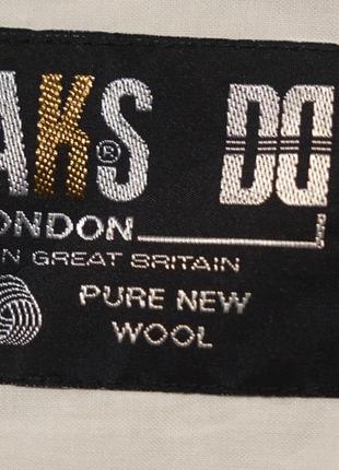 Благородные формальные свободные чисто шерстяные брюки цвета маренго daks london великобритания 30 р5 фото