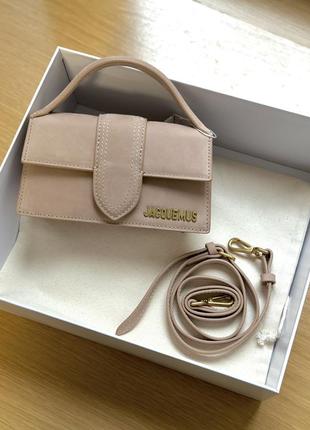 Сумка jacquemus le bambino mini beige1 фото