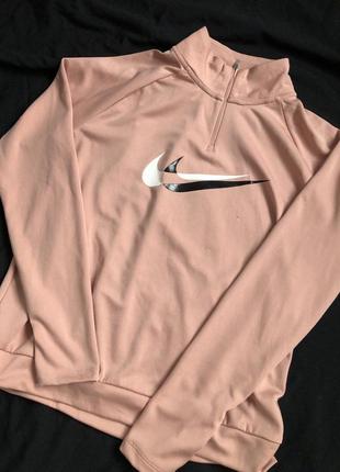 Реглан лонгслів nike running, dry fit