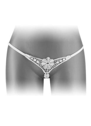 Трусики-стрінги з доступом fashion secret danuta white