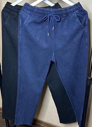 Брючки під джинси батал