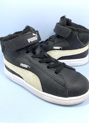Кросівки шкіряні утеплені puma