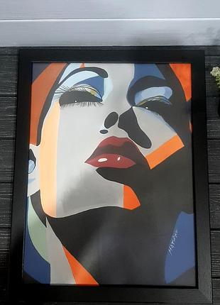 Женщина,  поп арт 5