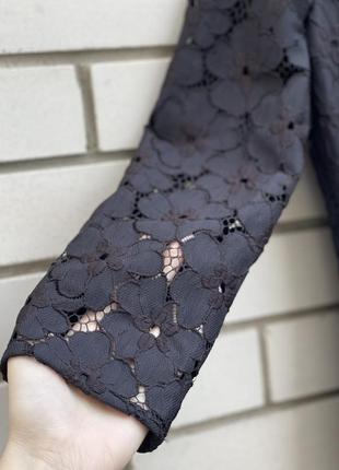 Шелковое кружевное черное платье ,люкс бренд, diane von furstenberg5 фото