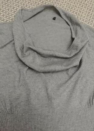 Модний светр-туніка, вовна 100%3 фото