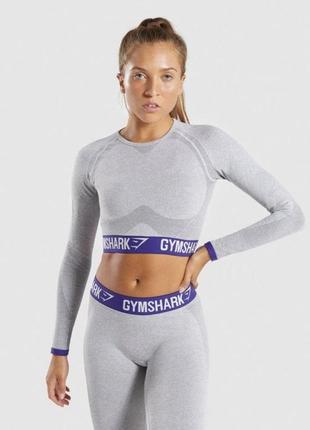 Gymshark   женский компрессионный лонгслив/рашгард