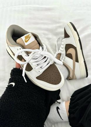 Женские кроссовки nike sb dunk "tedy bear brown 2.0” premium