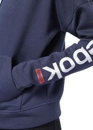 Худи reebok linear logo fullzip6 фото