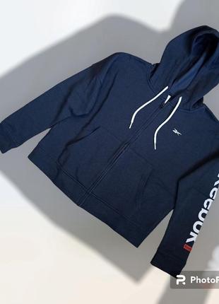 Худи reebok linear logo fullzip2 фото