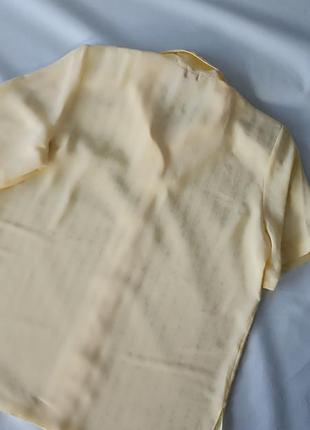 Жовта  подовжена блузка р.143 фото