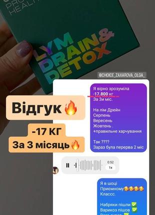 Від набряків та целюліту. lym drain detox. лім дрейн