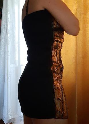 Великолепное платье boohoo расшитое пайетками и бисером3 фото