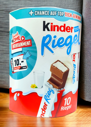 Шоколадний батончик kinder riegel 10 шт. 210 г