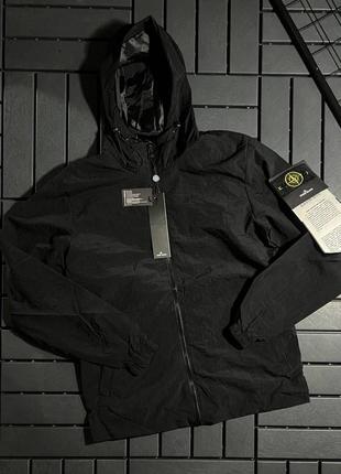 Куртка мужская stone island ветровка весенняя осенняя штормовка стон айленд весна осень серая3 фото