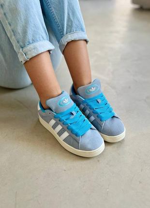 Женские кроссовки adidas campus blue