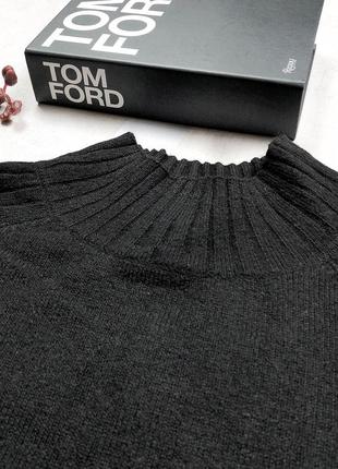 Шикарное черное платье макси длины с вязаным верхом и роскошной сатиновой матовой юбкой4 фото