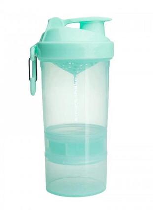 Шейкер smartshake original2go 600 мл neon mint (ментоловий) (3655931)