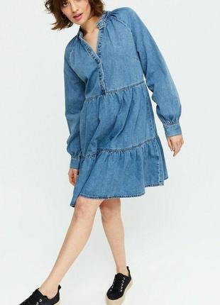 Нове плаття new look denim котон бавовна 100% р.s\m4 фото