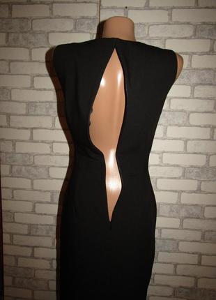 Классическое черное платье миди сарафан s-36 от h&amp;m7 фото