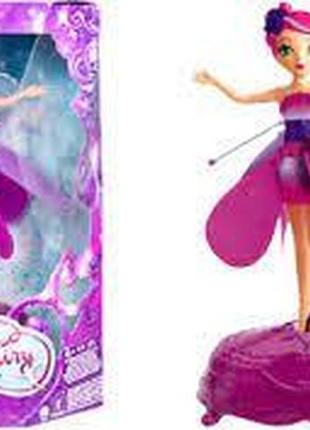 Літаюча фея лялька fairy rc flying ball рожева