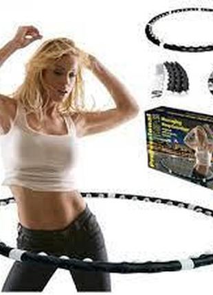 Масажний обруч халахуп massaging hoop exerciser professional bradex з магнітами1 фото