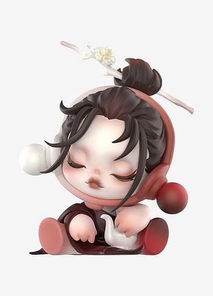 Оригинальная коллекционная фигурка от pop mart серия skullpanda the ink plum blossom series figures