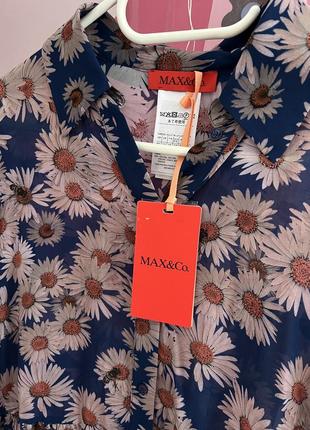 Сорочка з бджілками та ромашками max&co max mara7 фото